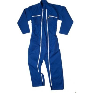 combinaison 2 zips bleue