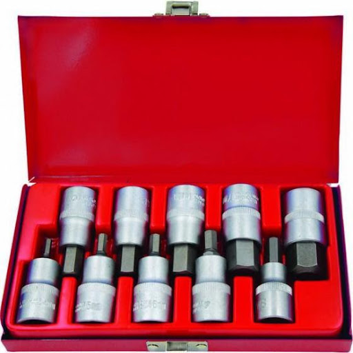 coffret douilles tournevis 12 embout hexagonal