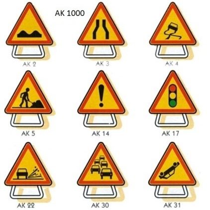 Panneau sur pied AK1000 mm