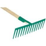 RATEAU A DENTS DROITES