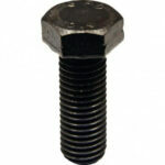 Vis tête hexagonale brut filetage