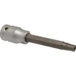 douille tournevis 12 avec embout torx perce