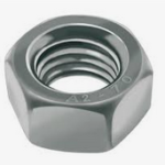 ecrous hexagonaux zingues bruts